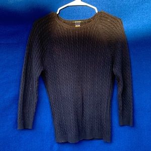 ADORABLE BLACK WOVEN SWEATER BY GAP